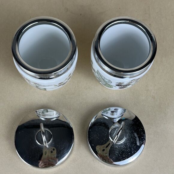 Set 4 VTG Royal Worcester Lavinia Egg Coddlers-2 King & 2 Standard Sz Blackberry - Picture 11 of 11